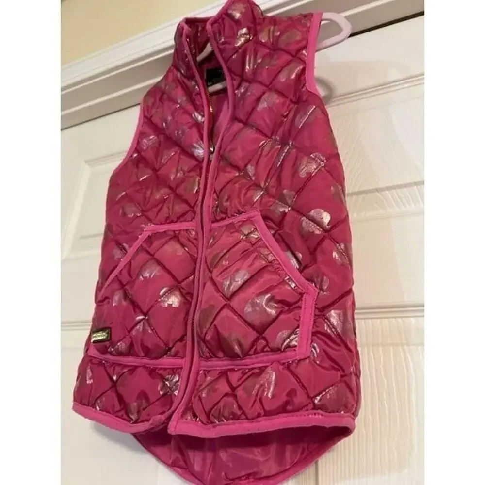 Simply southern pink‎ elephant youth large vest